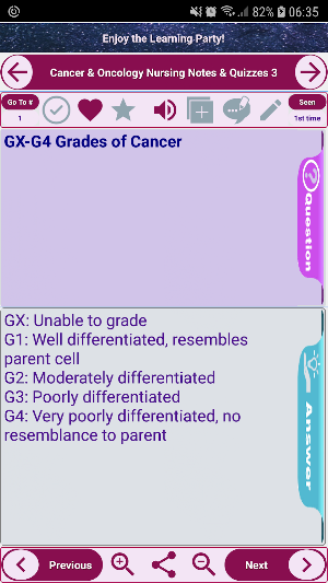cancer and oncology Exam Review: Notes and Quizzes Screenshot 1