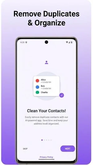 Duplicate Contacts Cleaner Screenshot 2