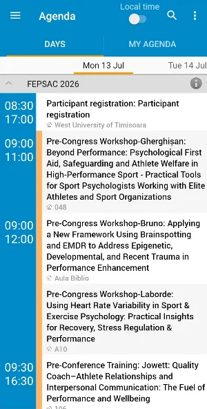 FEPSAC 2026 Timisoara Screenshot 0
