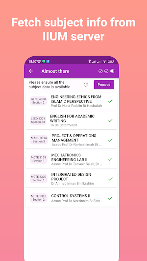 IIUM Schedule Maker (Preview) Screenshot 1