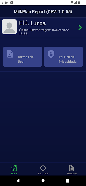 MilkPlan Report Screenshot 1