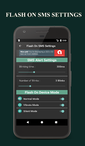 Flash Blinking Alerts : Call & SMS Screenshot 3