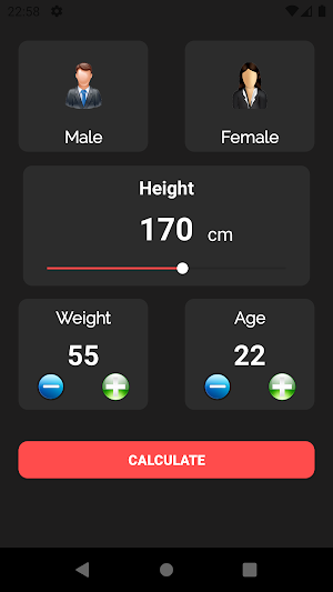 Calculate Body Mass Index Screenshot 1