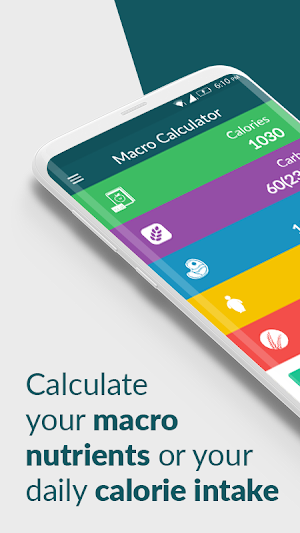 Macro Calculator - Daily Calorie Intake Calculator Screenshot 0