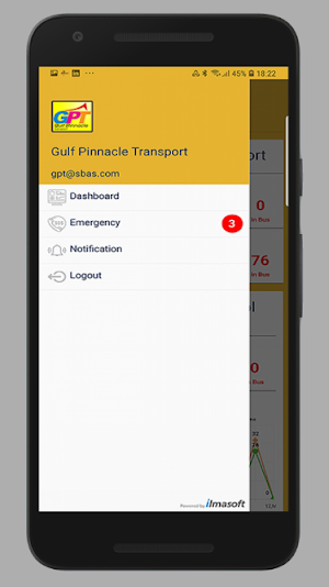 SBAS Admin App Screenshot 2