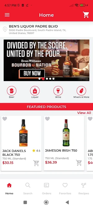 Ben's Liquor Padre Island Screenshot 0