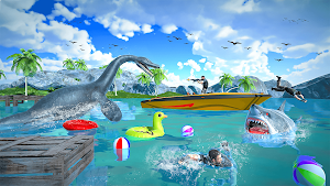 Dino Shark: Shark Hunting Game Screenshot 0