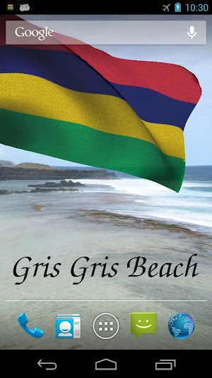 Mauritius Flag Live Wallpaper Screenshot 1