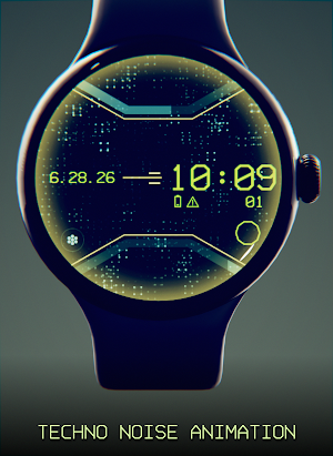 Sparkling Technoise Watch Face Screenshot 2