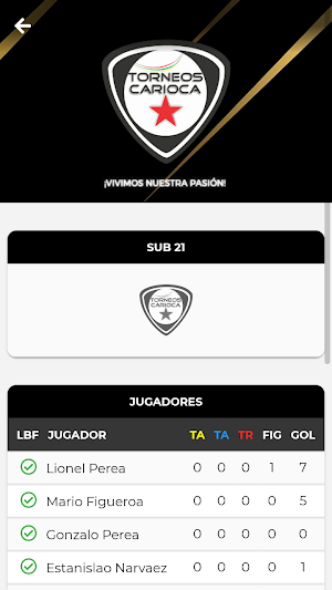 Torneos Carioca Screenshot 1