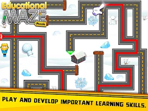 Kids Educational Maze Puzzle - Road Draw Screenshot 3