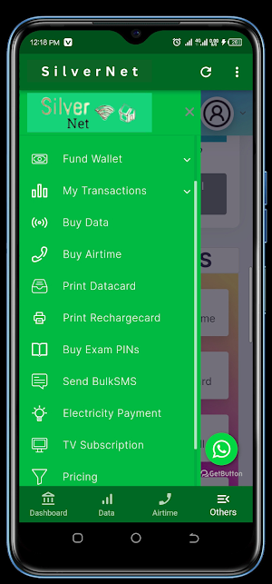 SilverNet - Data & VTU App Screenshot 2
