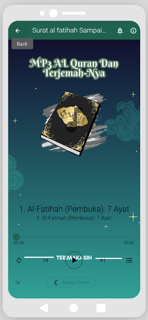 MP3 AL Quran Dan Terjemah-Nya Screenshot 2