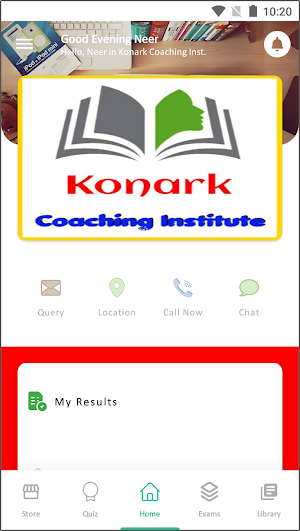 Konark Coaching Inst. Screenshot 1