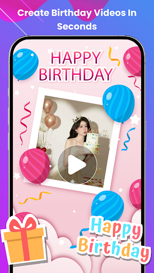 Birthday Video Maker With Song Screenshot 0