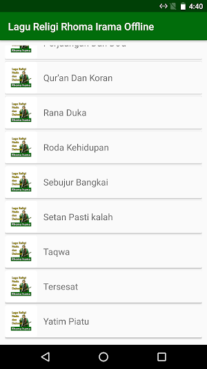 Lagu Islami Rhoma Irama Offline + Lirik Lengkap Screenshot 3