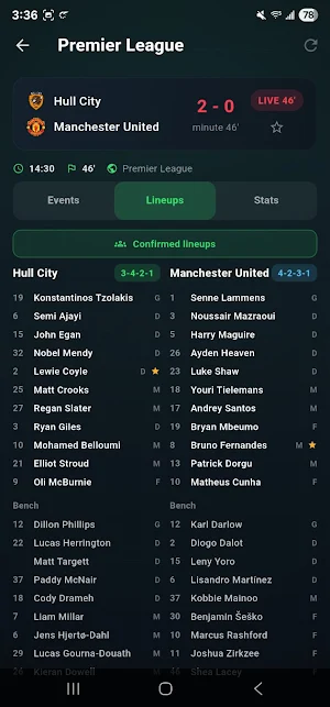 Playfy-Tv: Livescores Screenshot 3