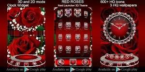 Red Roses Go Keyboard theme Screenshot 3