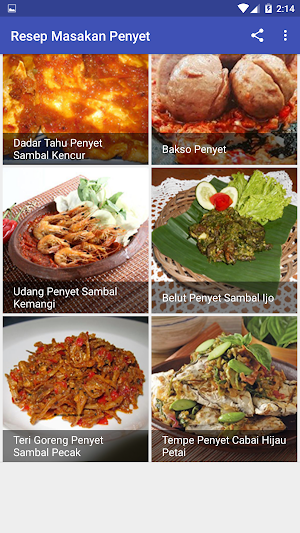 Resep Masakan Penyet Screenshot 3