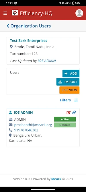 EHQ-IOS Screenshot 1