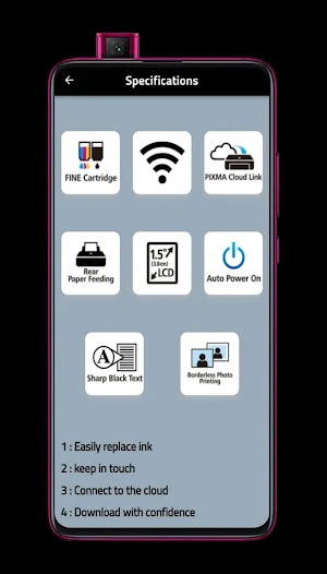 Canon PIXMA TS3451 Guide Screenshot 1