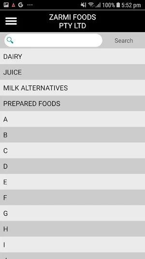 Zarmi Foods Screenshot 1