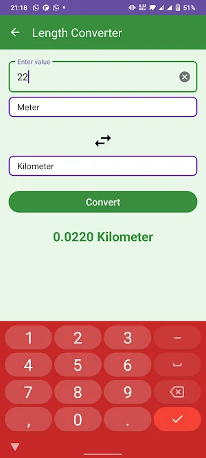 UnitShift Calculator – Convert Screenshot 1