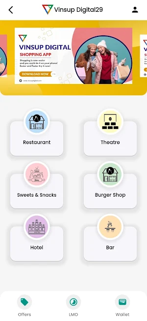 Vinsup Digital - Food & Snacks Screenshot 1