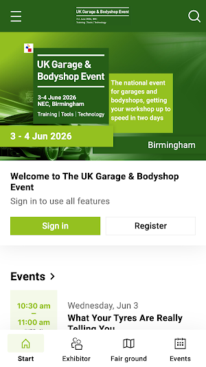 The UK Garage & Bodyshop Event Screenshot 0