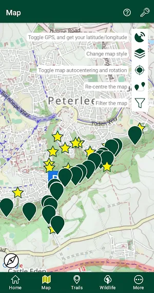 Castle Eden Dene Visitor App Screenshot 1