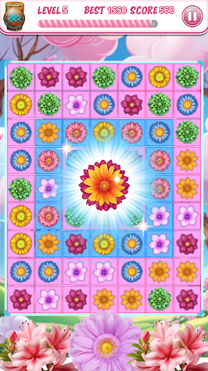 Blossom Forest Match Puzzle Screenshot 0