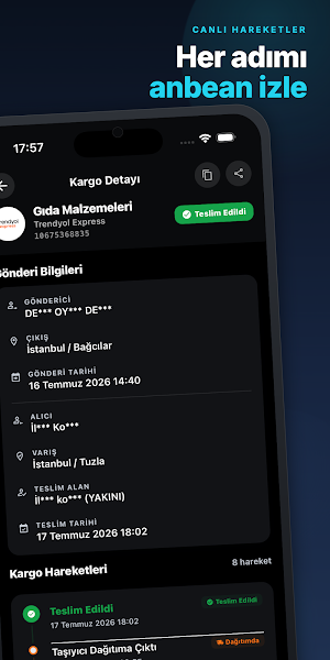 Kargo Radar - Kargo Takip Screenshot 3