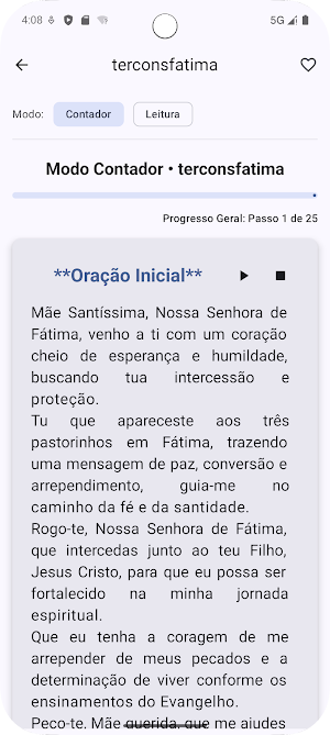 Terço Nossa Senhora de Fátima Screenshot 0