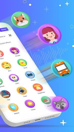 Funny Voice Changer - Voice Editor - Voice Effects Screenshot 1