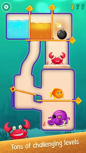 Save the Fish - Pull the Pin Game Screenshot 3