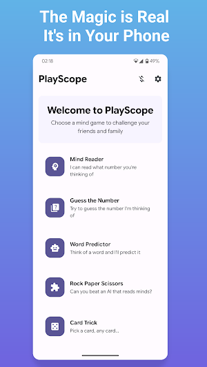 PlayScope - Mind Reading Games Screenshot 0