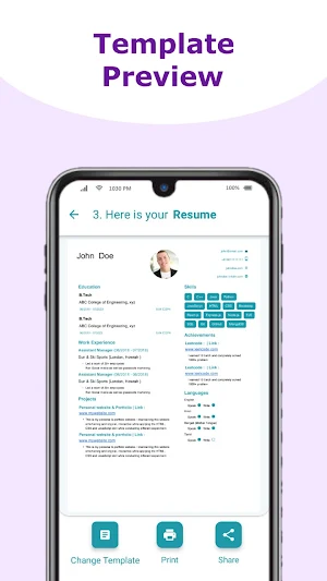 Bolt Resume Screenshot 3