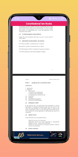 Constitutional law Books Screenshot 3