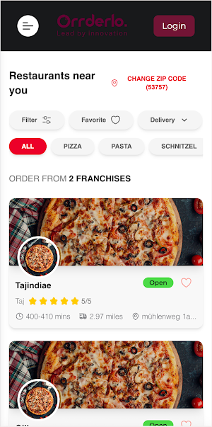 Orrderlo - Food Delivery Screenshot 2