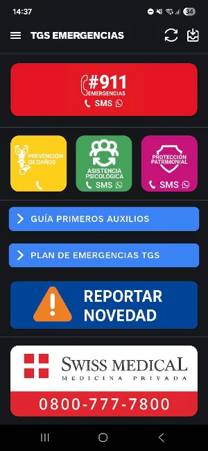 TGS Emergencias Screenshot 0