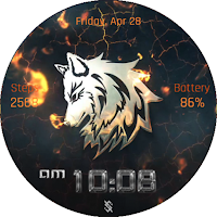 BFF1- Animation Fire Wolf