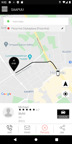 ICAB Taksi juuri sinulle Screenshot 3