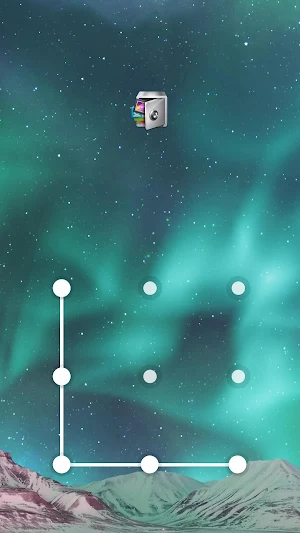 AppLock Live Theme Aurora Screenshot 0