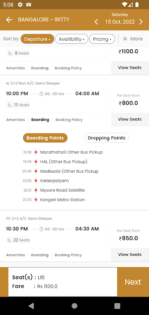 Ashoka Travels - BUS Tickets Screenshot 0