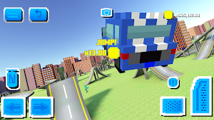 Blocky Car Driving Screenshot 2