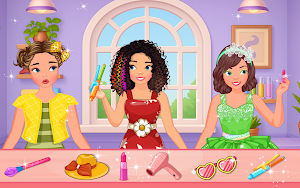 Girls Hair Salon Kids Game 2-6 Screenshot 0