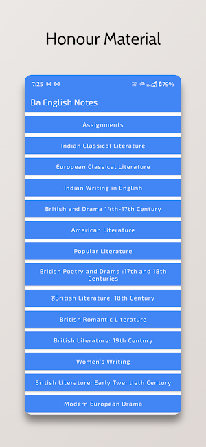 Ba English Notes Screenshot 3