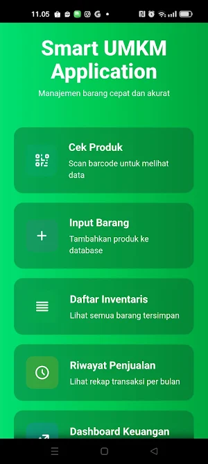 Smart UMKM Application Screenshot 1