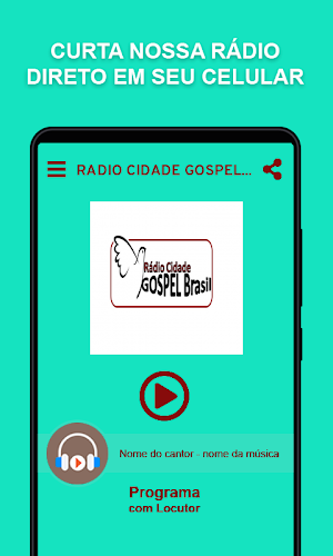 Rádio Cidade Gospel Brasil Screenshot 0