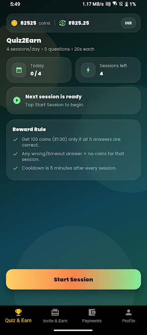 Quiz2Earn Screenshot 3